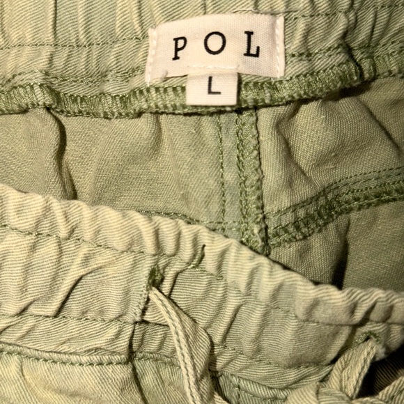 🌿POL Olive Patchwork Casual Pants - Picture 5 of 6